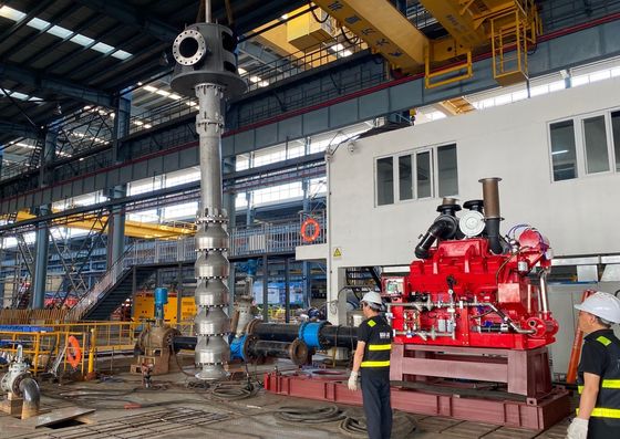 مضخة توربين عمودية مدفوعة بواسطة سائق محرك الديزل