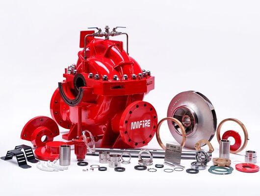 SCF100-80-200 مضخة الحريق ذات الحالة المقسمة الأفقية UL / FM 300 ٪ 500 GPM ، 300 GPM @ 132 PSI مصممة لنظم حماية الحريق NFPA 20