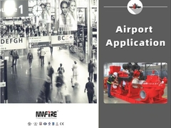 مضخات الحرائق ذات المحرك الديزل للطائرات