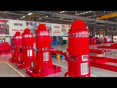 ULFM electric motor driven vertical turbine fire pump